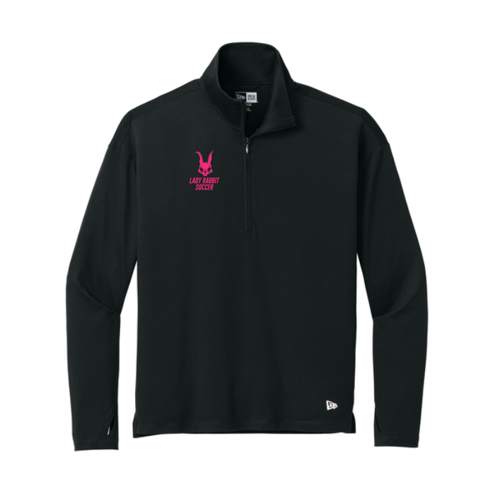 Lady Rabbit Soccer | New Era Women’s Power 1/2-Zip | Pink Skull Rabbit
